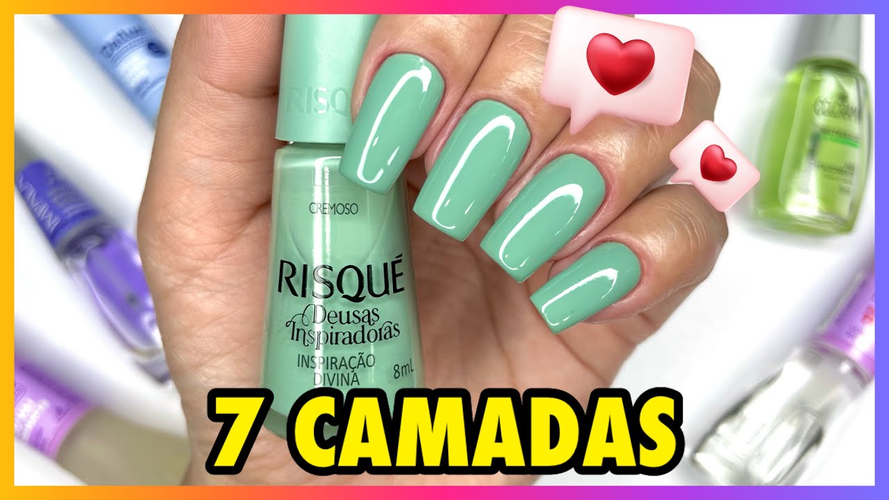 DICA DAS 7 CAMADAS DE ESMALTES PARA DURAR MUITO