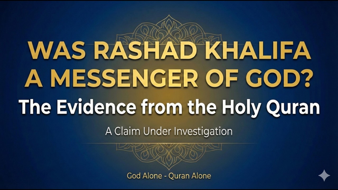 Was Rashad Khalifa a Messenger of God? The Evidence from the Holy Quran
