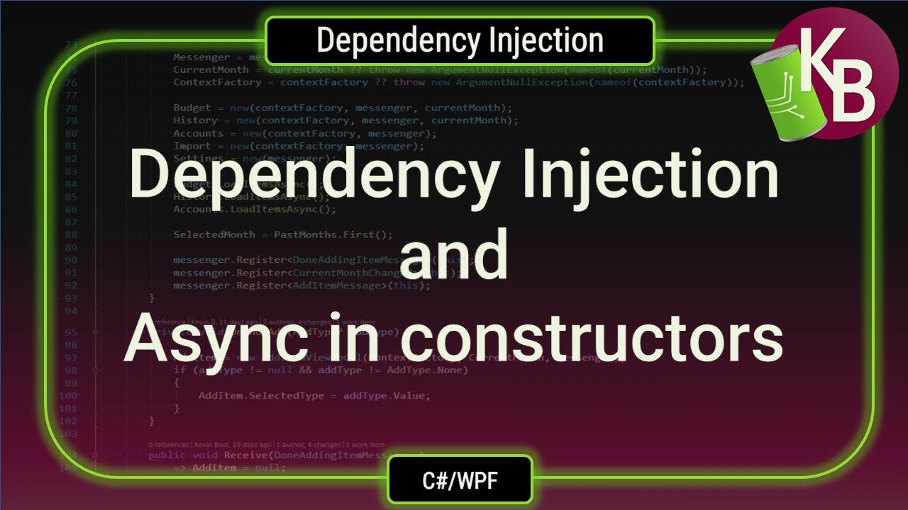 C#/WPF - Dependency Injection and Async in constructors