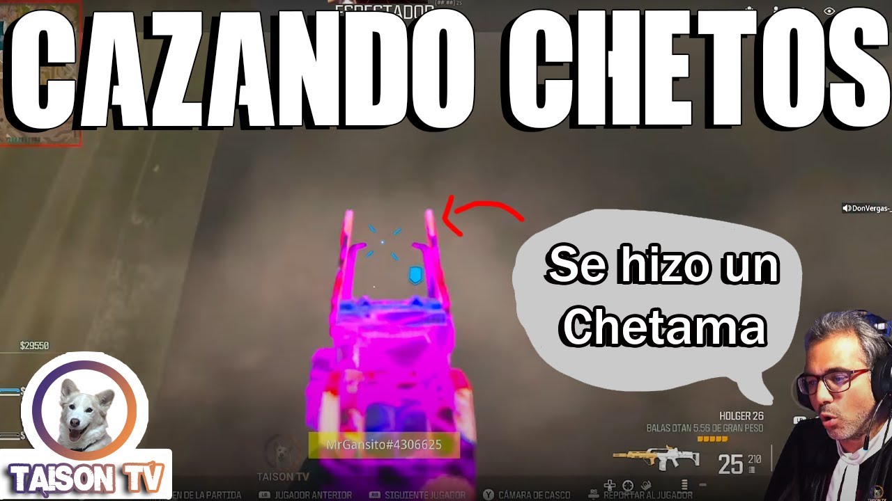 Cazando Chetos Hoy unos amigos de Chetama y xResolve llamados Gansito & Company