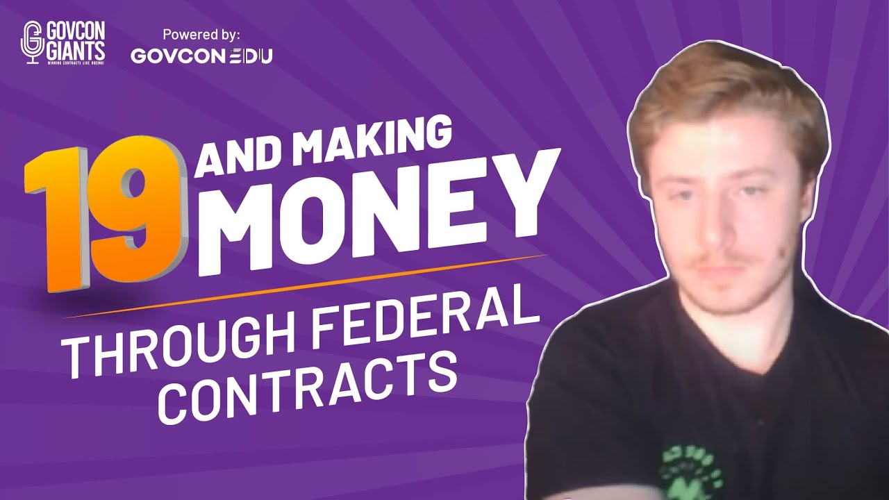 How I won my first government contract at 19 years old