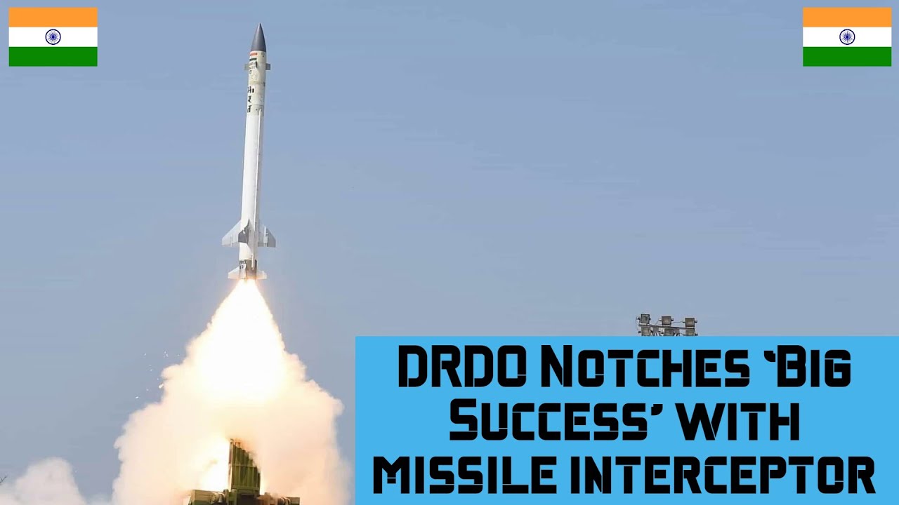 DRDO Notches &lsquo;Big Success&rsquo; with missile interceptor #indianmilitary #missiledefense