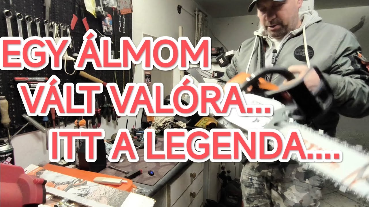 Amikor Egy Álom Valóra Válik... Itt a Legenda... a 361-es... Stihl Ms 361