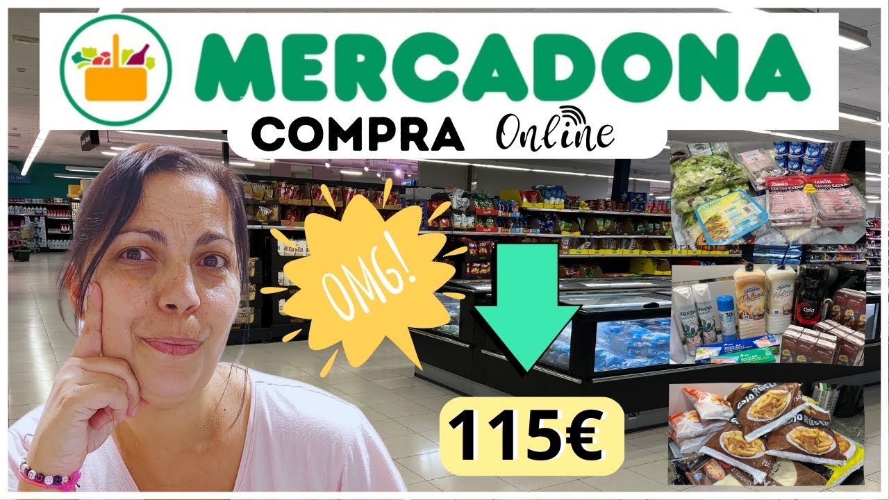 🛒COMPRA EN MERCADONA ONLINE FLIPANDO!!!!!😣