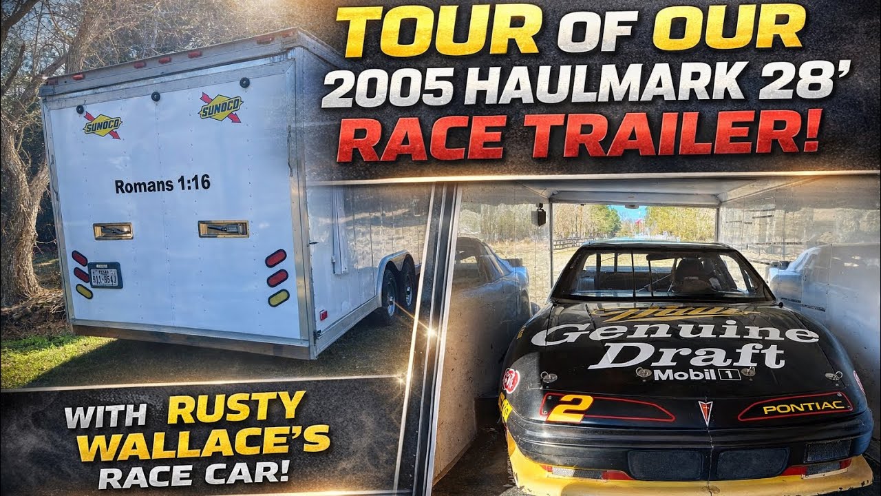 Full Tour: 2005 Haulmark 28’ Race Trailer w/ Rusty Wallace’s #2 Car