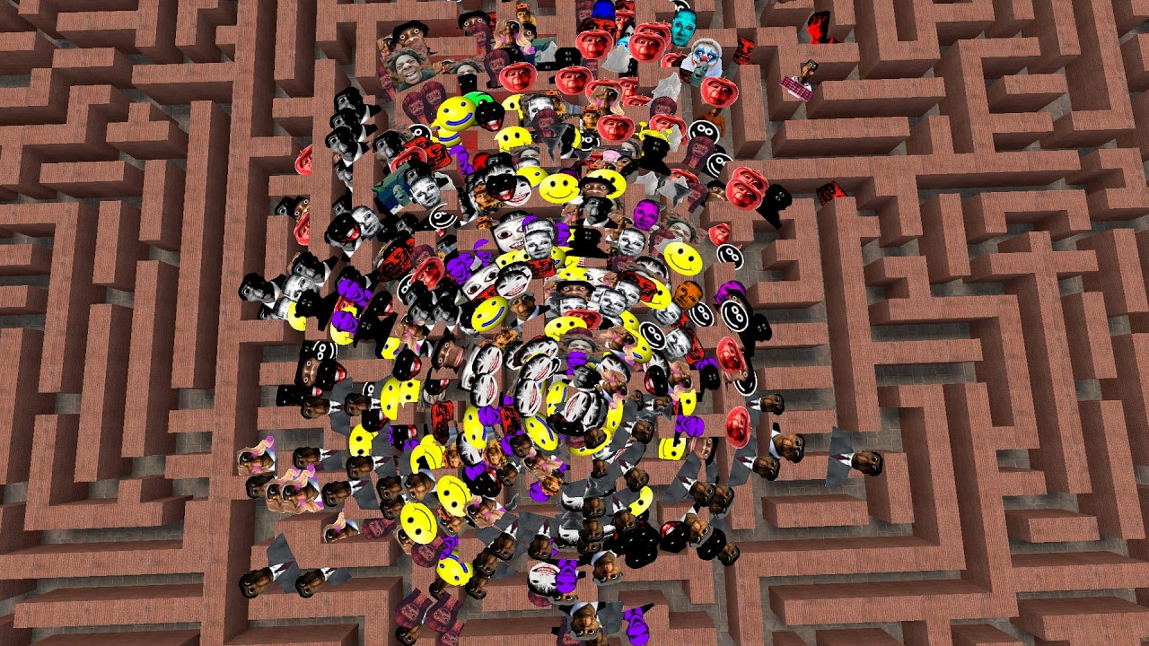 I TRIED TO ESCAPE BUT THE MAZE NEVER ENDED(Garry’s Mod)!!#GmodCentral #gmod #garrysmod #nextbot#usa
