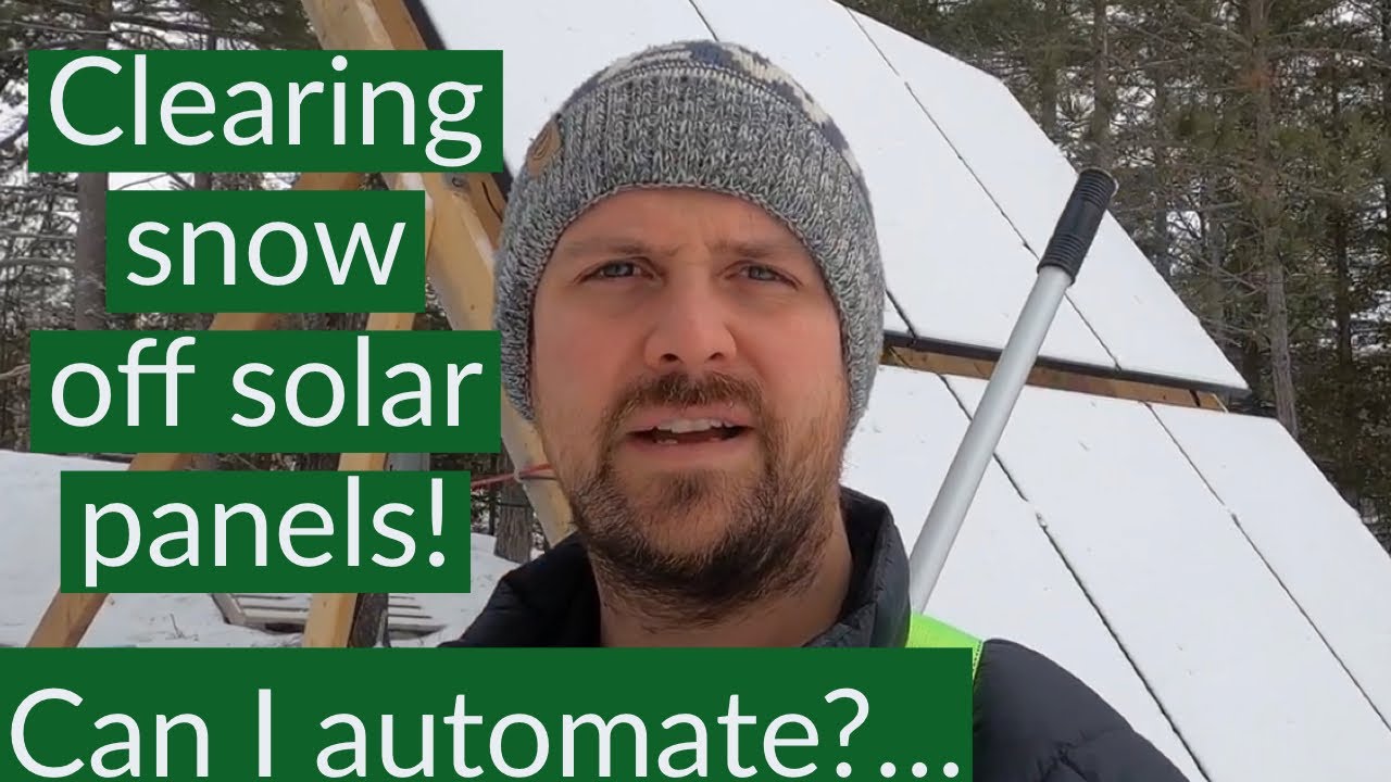 Off-Grid Smart Home - Clearing snow off solar panels! Can I automate it?…