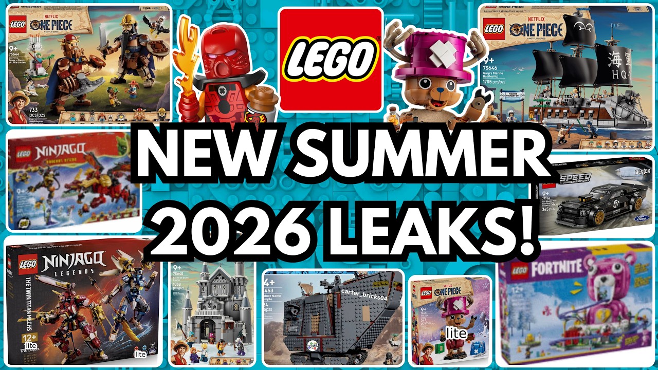 INSANE NEW LEGO LEAKS! (One Piece, Ninjago, Star Wars, Fortnite,, & MORE!)