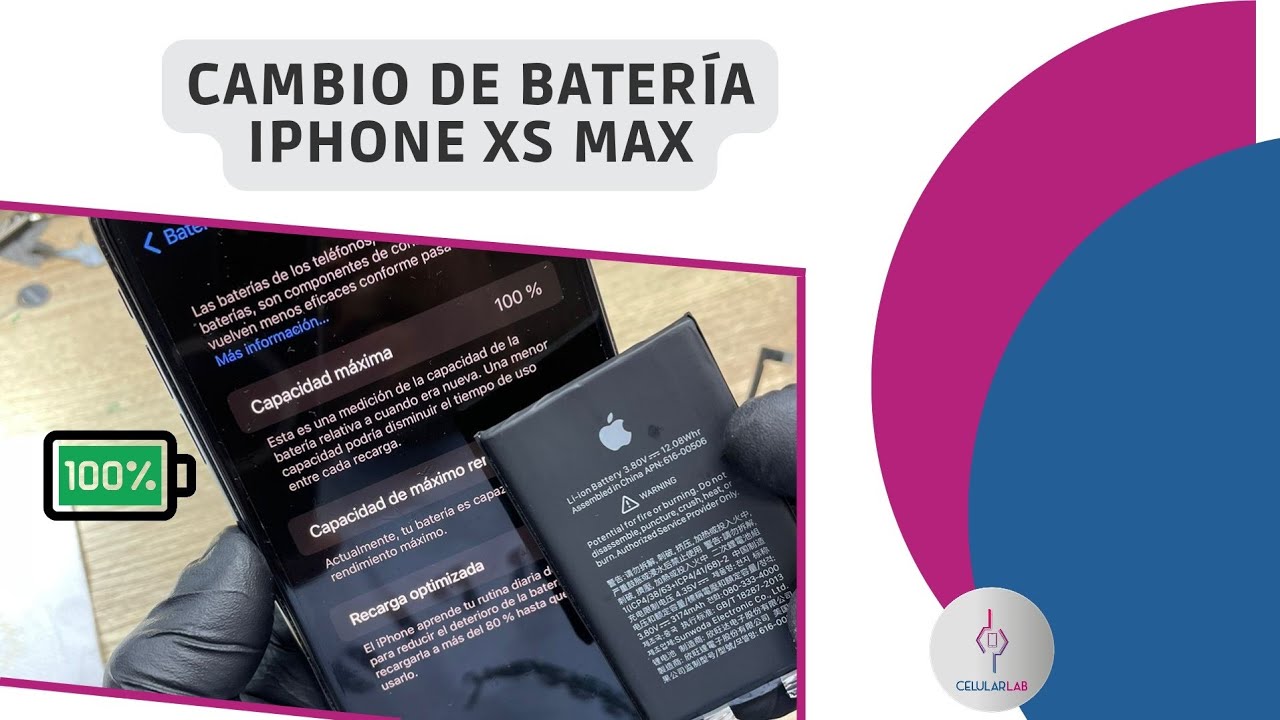 Aprende a ➡️🔋Cambio de Batería iPhone XS Max 💥 Sin mensaje 🔝