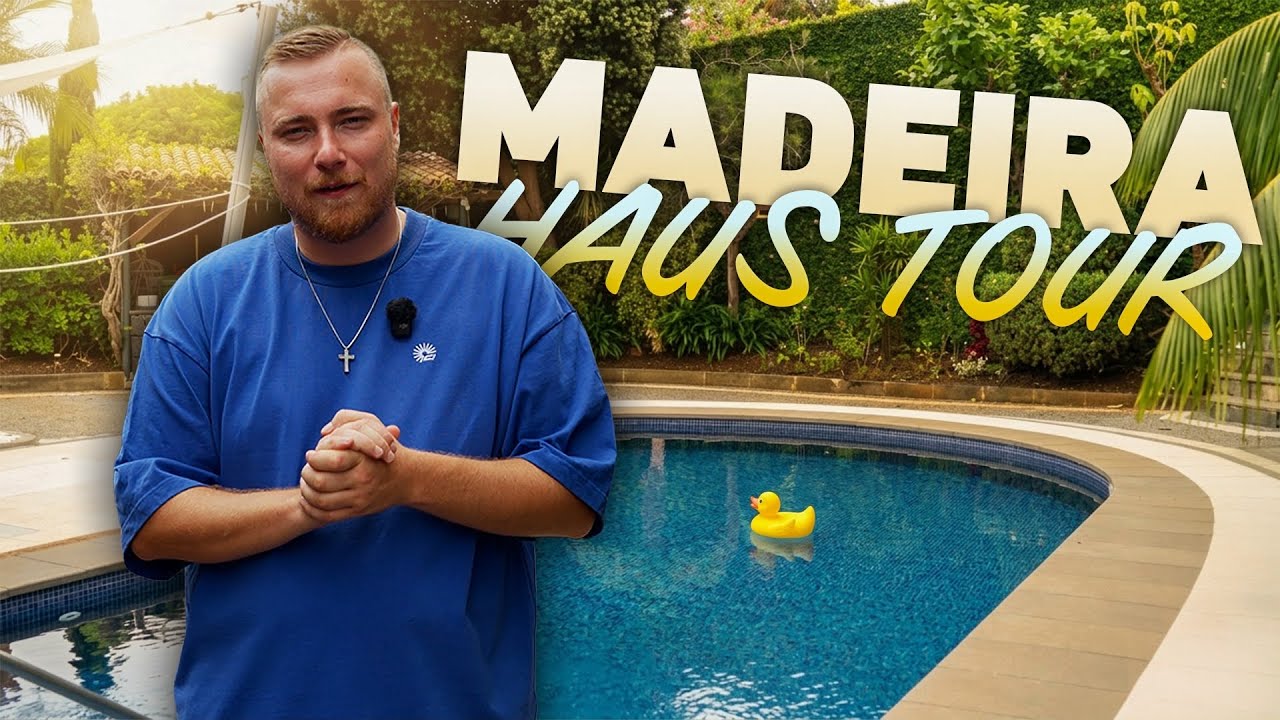 ICH ZEIGE EUCH MEINE VILLA AUF MADEIRA 🏡🏖️ So wohnt Solution 🦆 | SolutionLifestyle