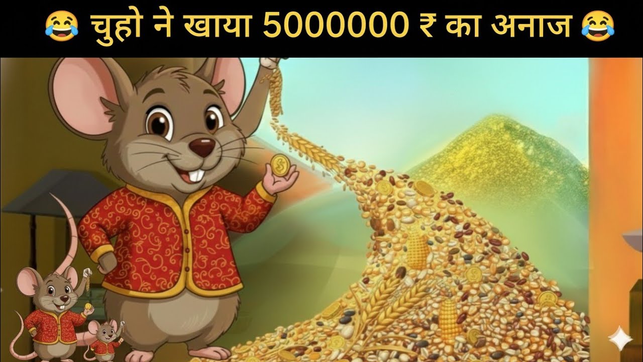 🌾 चूहे हो गए लखपति, किसान हो गया फ़कीर! 5 करोड़ का सदमा 😵#5करोड़काअनाज #चूहेलखपति #किसानकदर्द #3DC