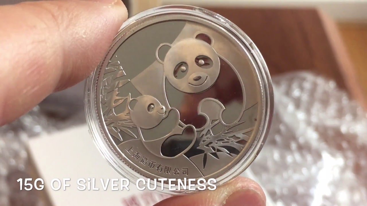 The 15g Shanghai Mint Silver Proof Baby Panda 2014 - Two thumbs up!
