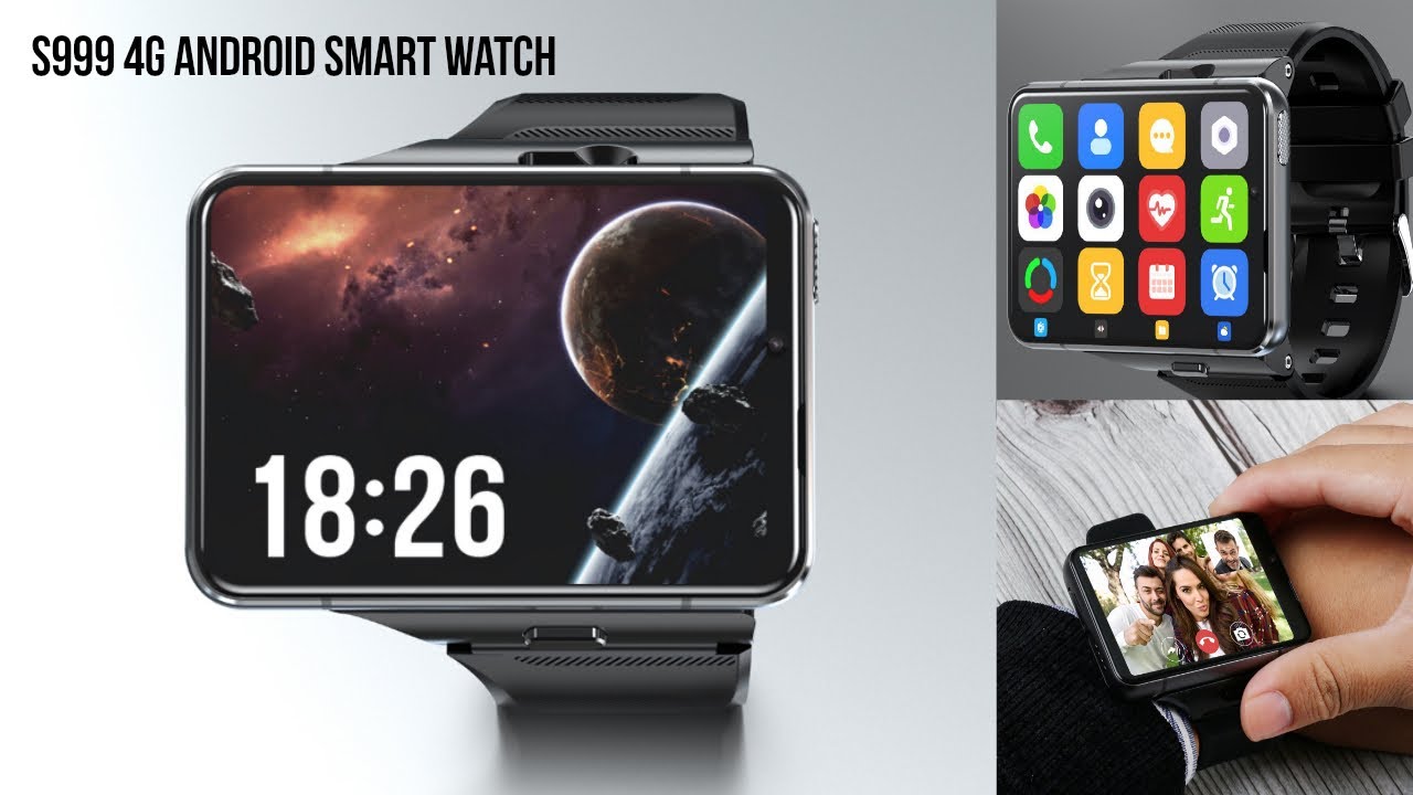 S999 4G Android smart watch. Beautiful and amazing features..//