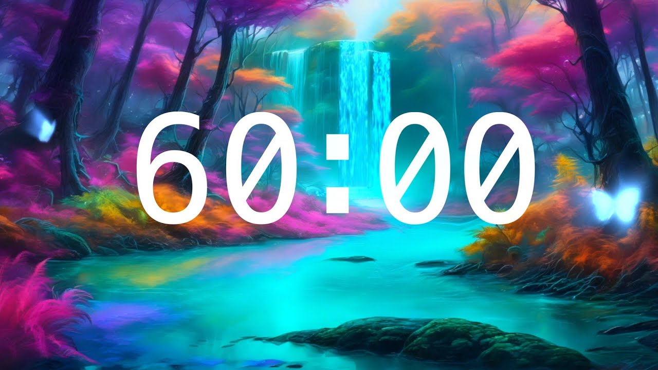 60 Minute Countdown Timer with Alarm | Fantasy Worlds| Calming Music | Classroom Timers