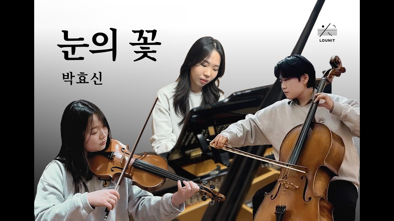 눈의 꽃 - 박효신 | (Piano trio Ver.)