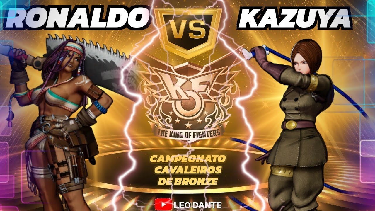 KOFXV - KAZUYA VS RONALDO - CAMPEONATO CAVALEIROS DE BRONZE