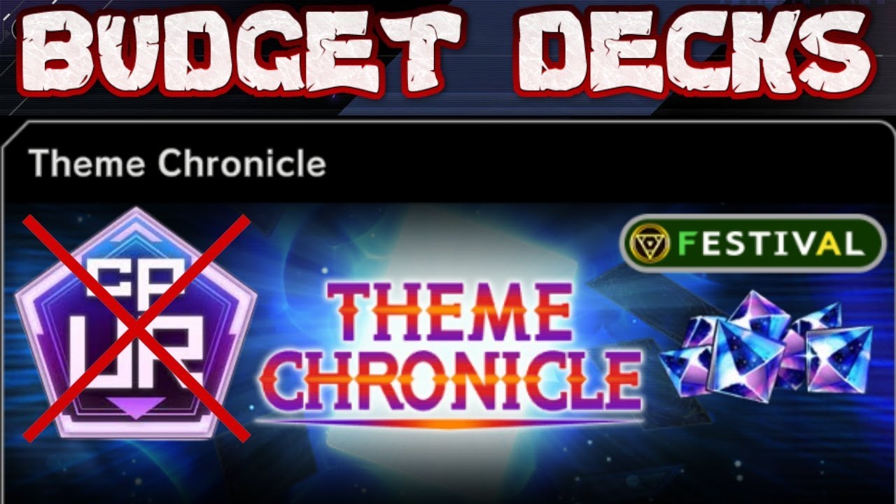 The BEST BUDGET Decks for Theme Chronicle!