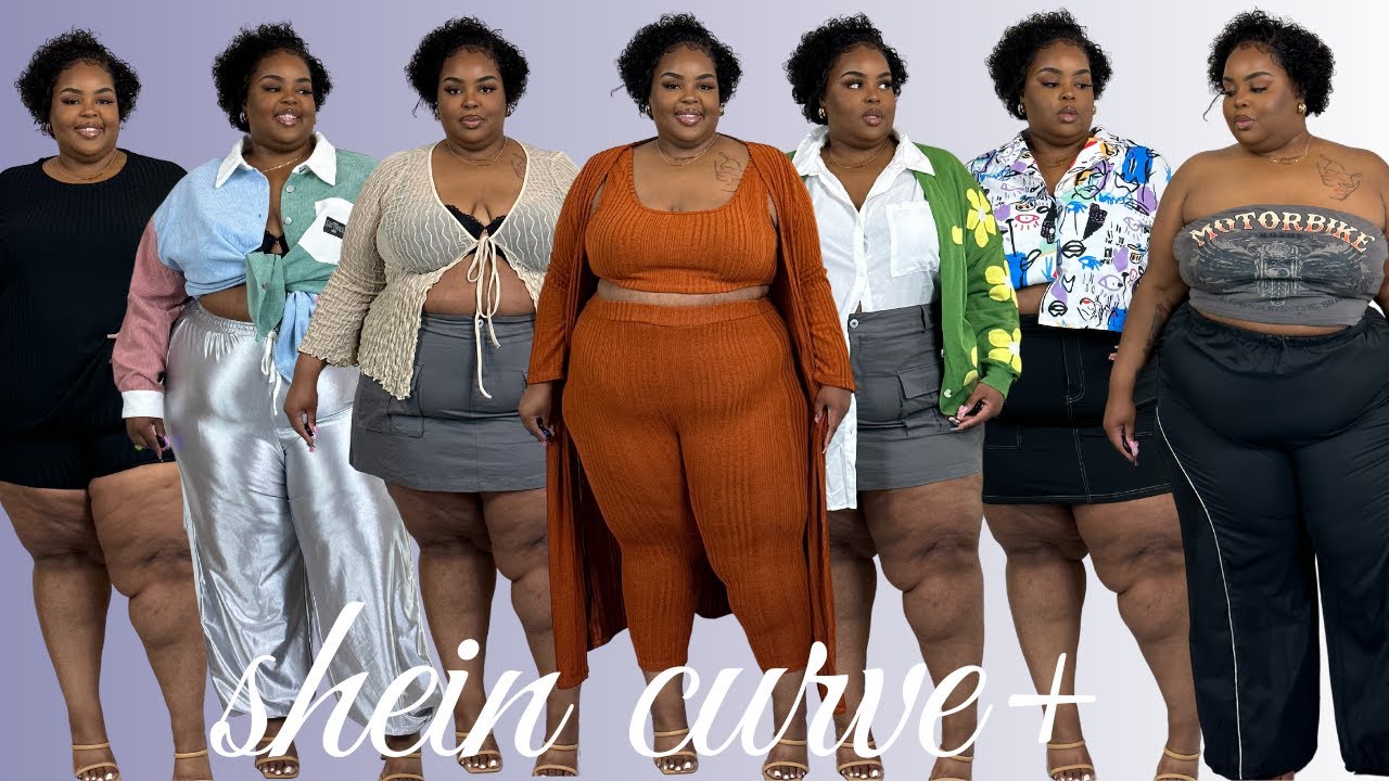 SHEIN CURVE+ (Plus Size 22-28 Try-On) Are The Sizes Giving???