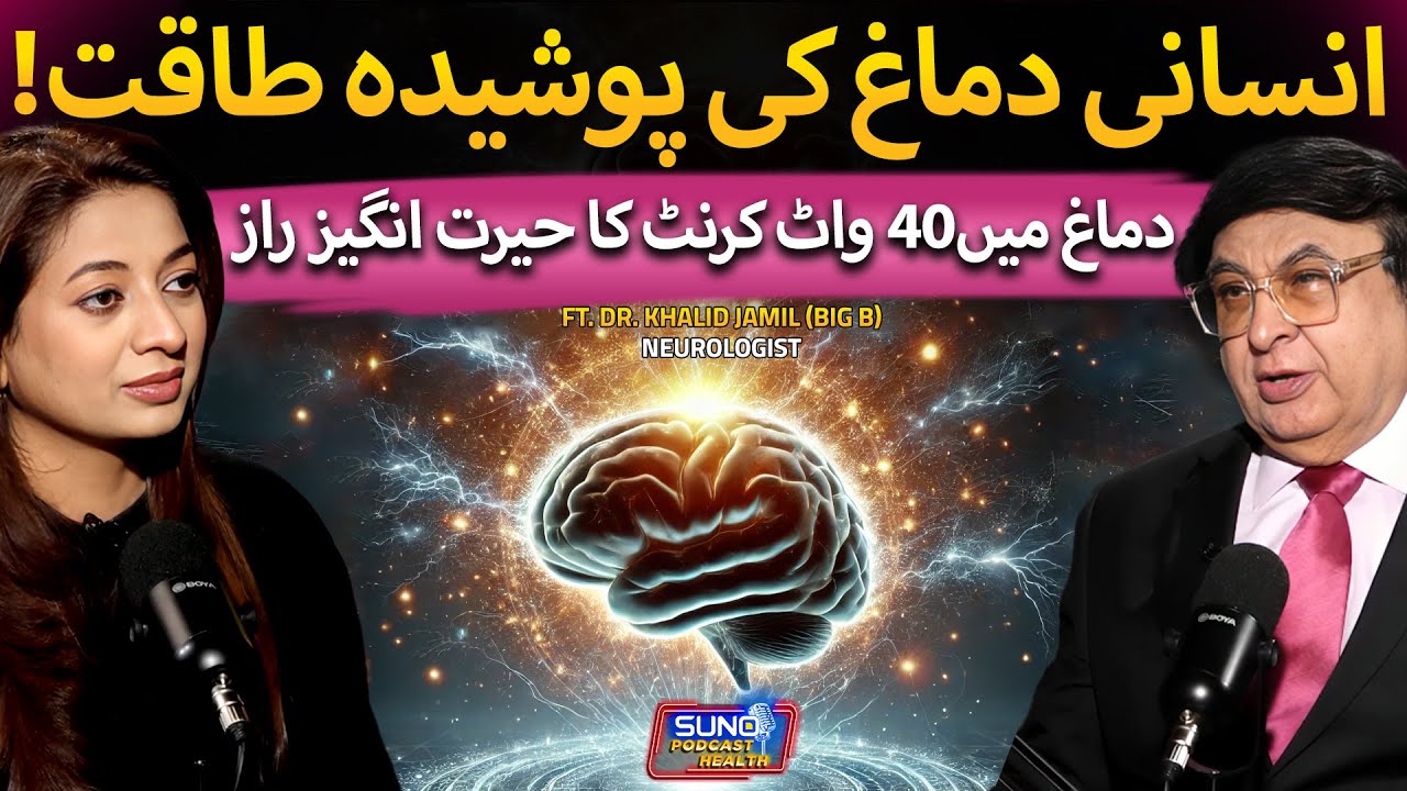 Hidden Powers of the Human Brain | Does Brain Generate 40 Watts of Power? | Ft. Dr. Khalid Jamil
