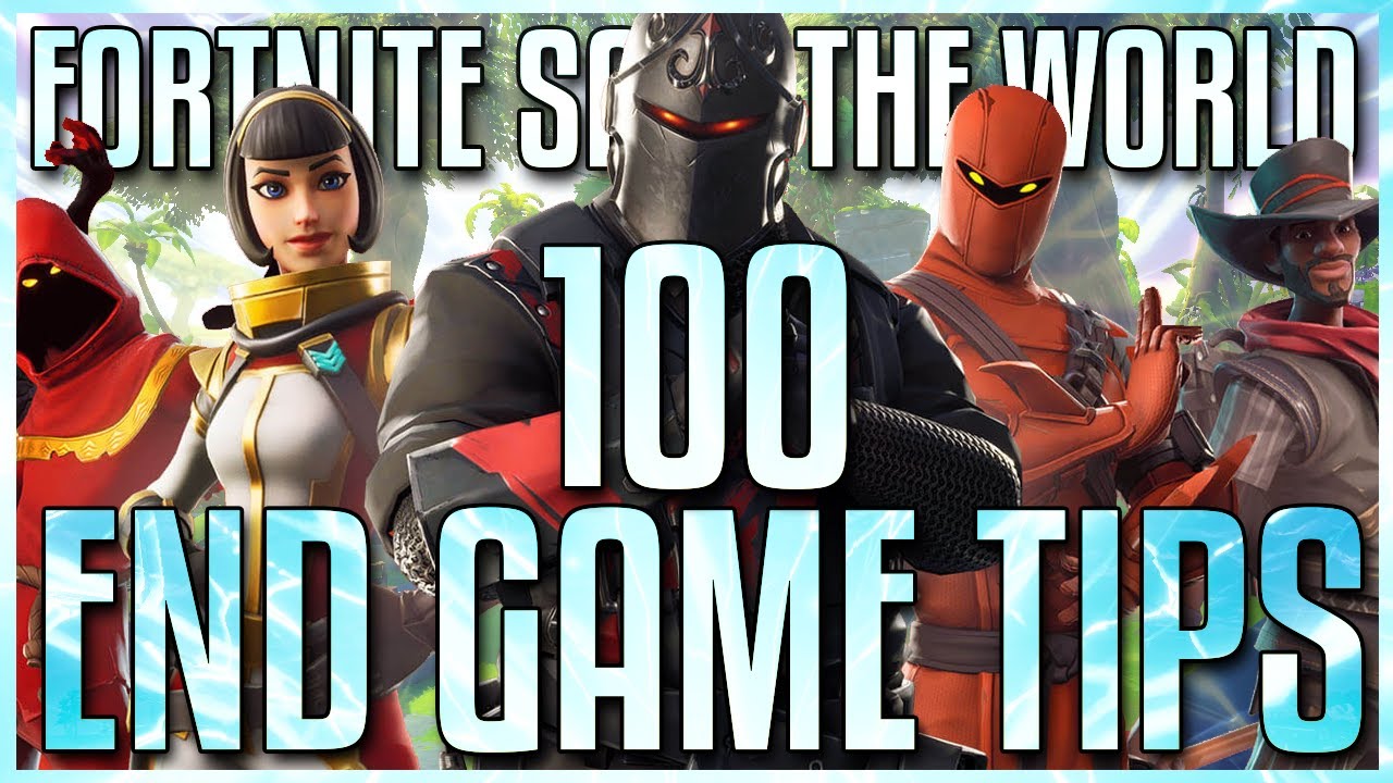 FORTNITE STW: 100 END GAME TIPS! THE ULTIMATE SAVE THE WORLD END GAME GUIDE!