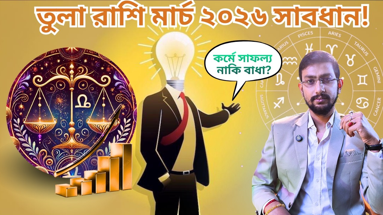 ⚖️ তুলা রাশি রাশির মার্চ ২০২৬ কেমন যাবে? | Libra March 2026 Horoscope |