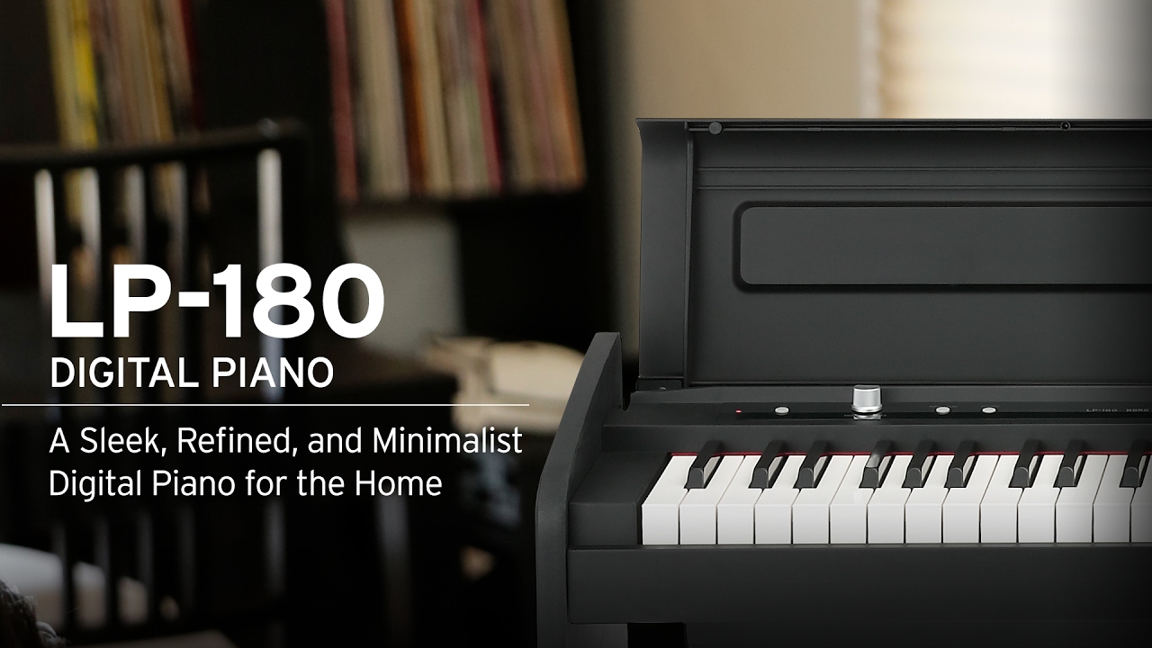 Korg LP180: A Sleek, Refined, and Minimalist Digital Piano For The Home