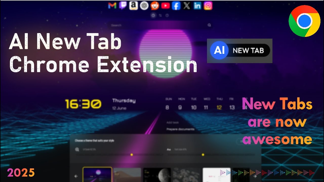 AI New Tab Chrome Extension | Meomni