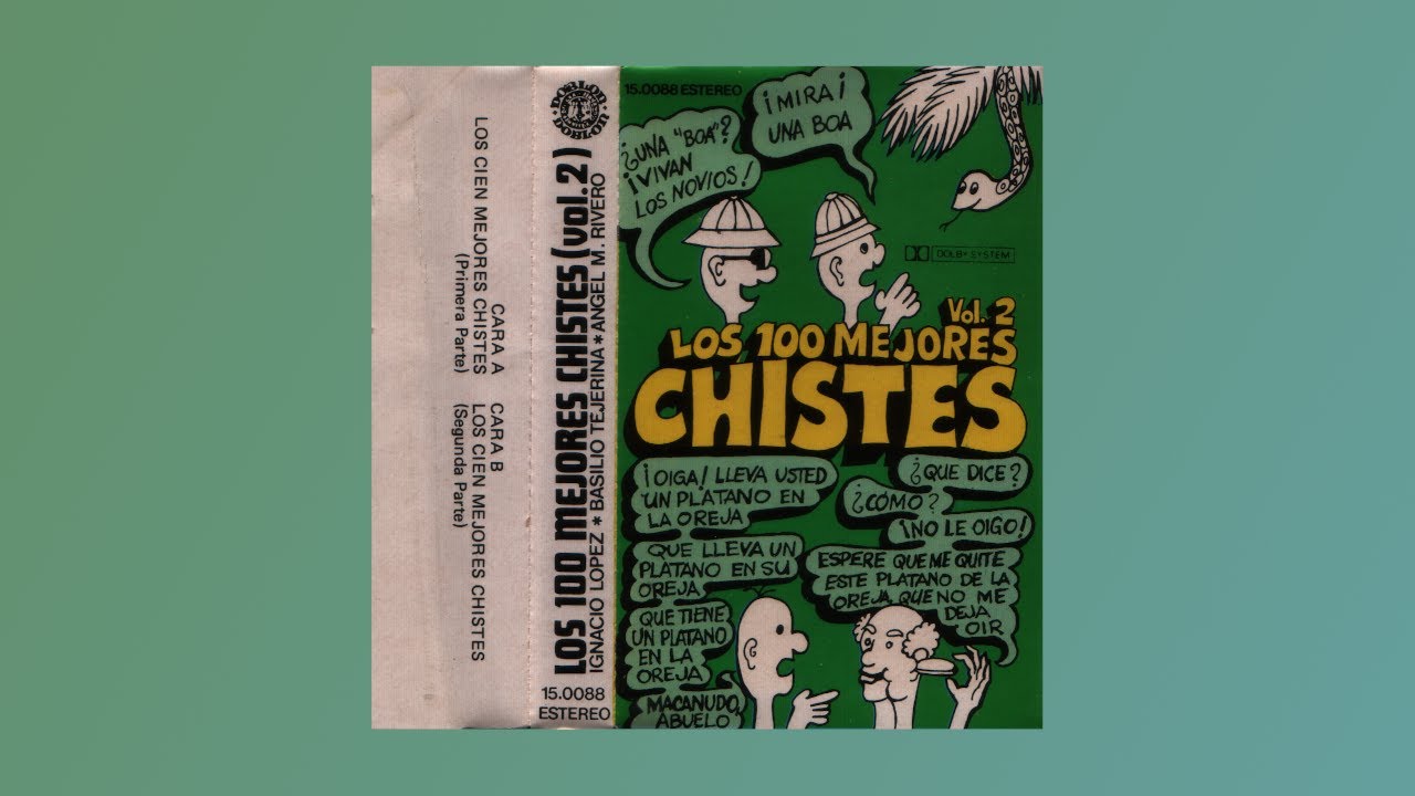 Los 100 mejores CHISTES, vol 2, 1980, cassette completo