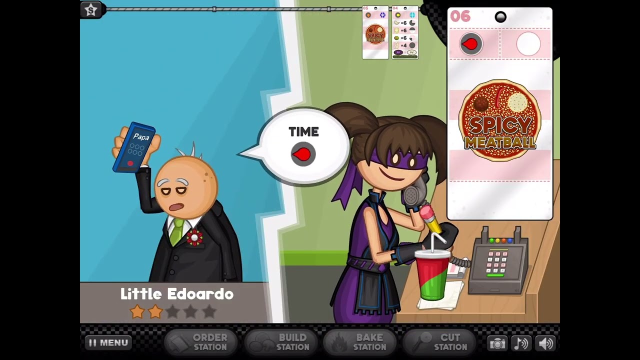Papa's Pizzeria HD - All Standard Veggie Toppings Unlocked