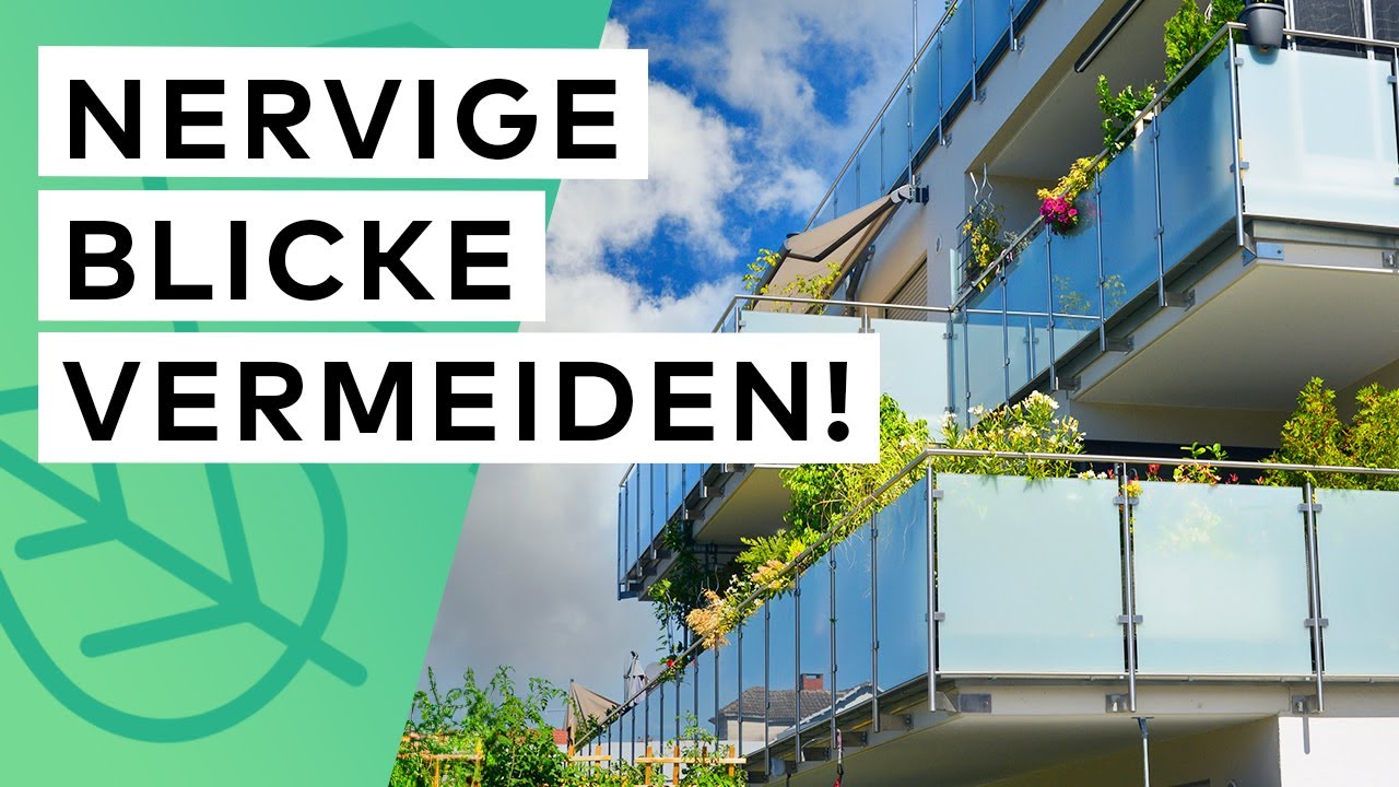 15 Balkon Sichtschutz Ideen  ❌ 👀 NIE WIEDER NERVIGE BLICKE 👀 ❌
