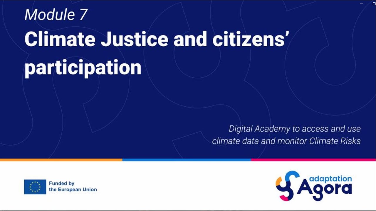 Module 7- Climate Justice and citizens' participation