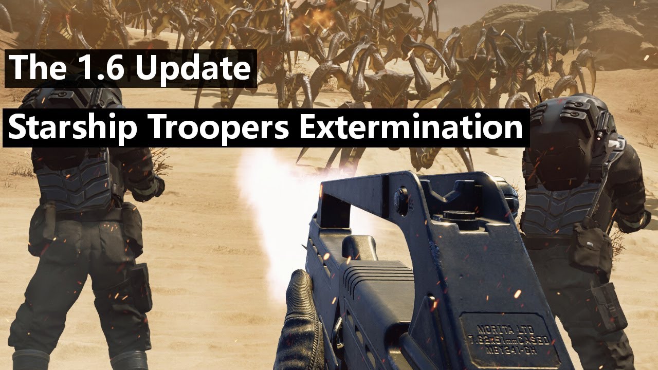 Starship Troopers Extermination 1.6 update - NEW spawn system