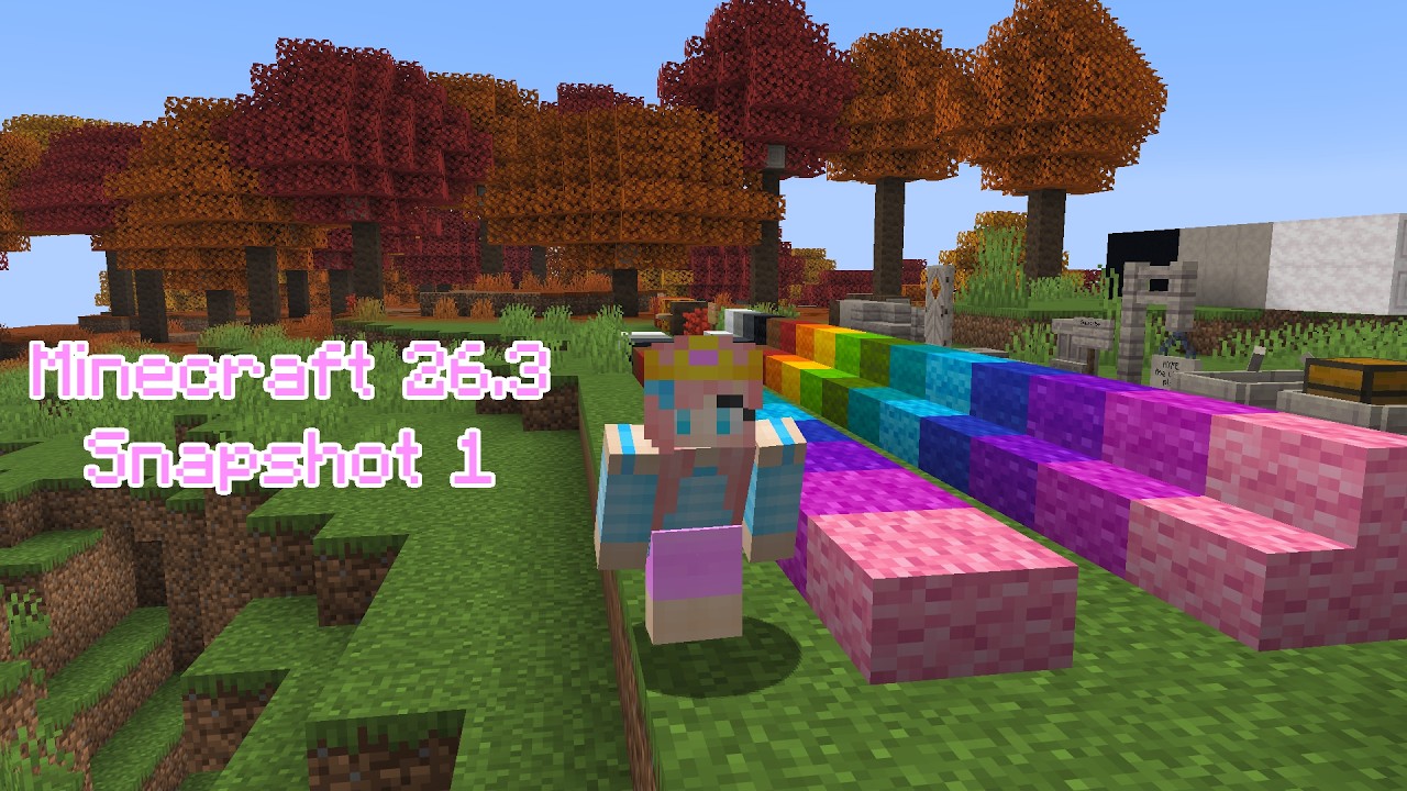 Пятнистый лес уже здесь: Minecraft 26.3 Snapshot 1