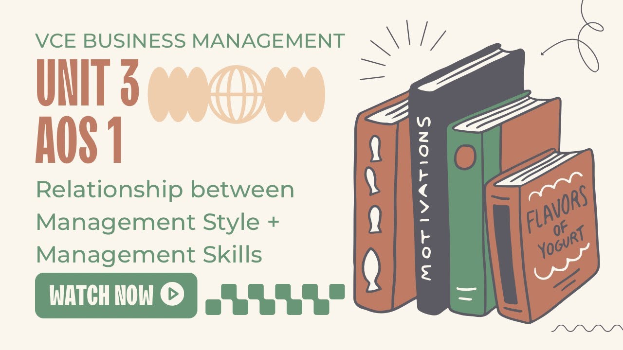 The Relationship Between Management Styles and Skills | VCE Business Management Unit 3 AOS 1