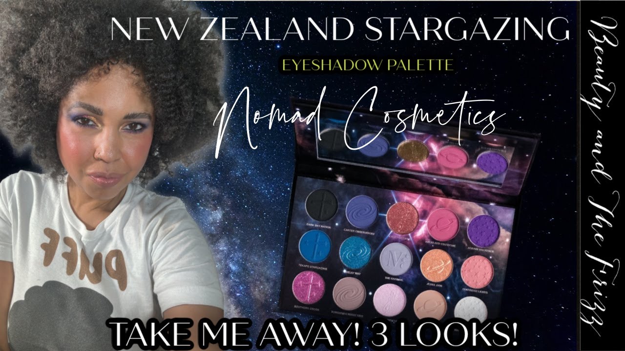 NEW NOMAD COSMETICS EYESHADOW PALETTE: NEW ZEALAND STARGAZING! LET'S GO! *PR
