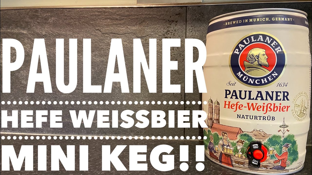 Paulaner Hefe Weissbier 5L Mini Keg!!! Paulaner Brauerei M&uuml;nchen | German Beer Review