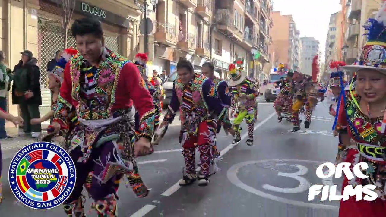 Tinkus San Simón - Carnaval Tudela Navarra 2023❤️💙 (Parte 2)