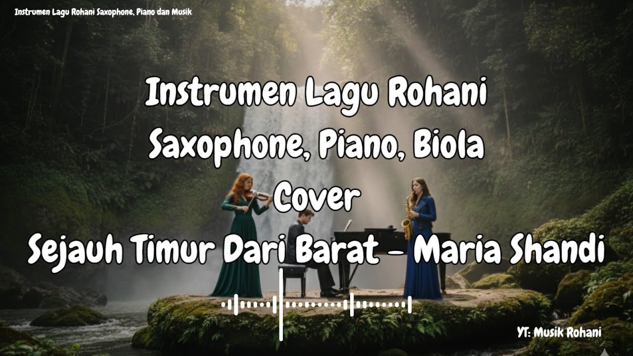 Sejauh Timur Dari Barat - Maria Shandi / Instrumen Lagu Rohani Cover Saxophone, Piano, Biola