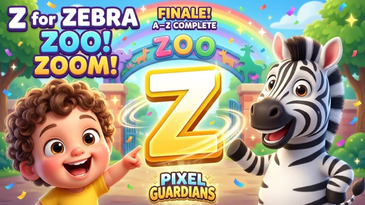 Learn English For Kids | Letter Z Adventure - FINALE! 🦓 Zebra, Zoo, Zoom | Guardians School
