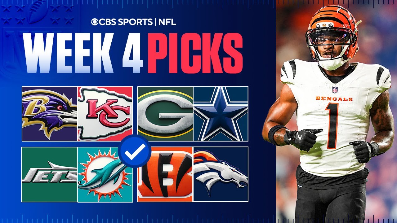 NFL Predictions and Picks For EVERY Week 4 Game [Jets at Dolphins & Bengals at Broncos] | Best Bets
