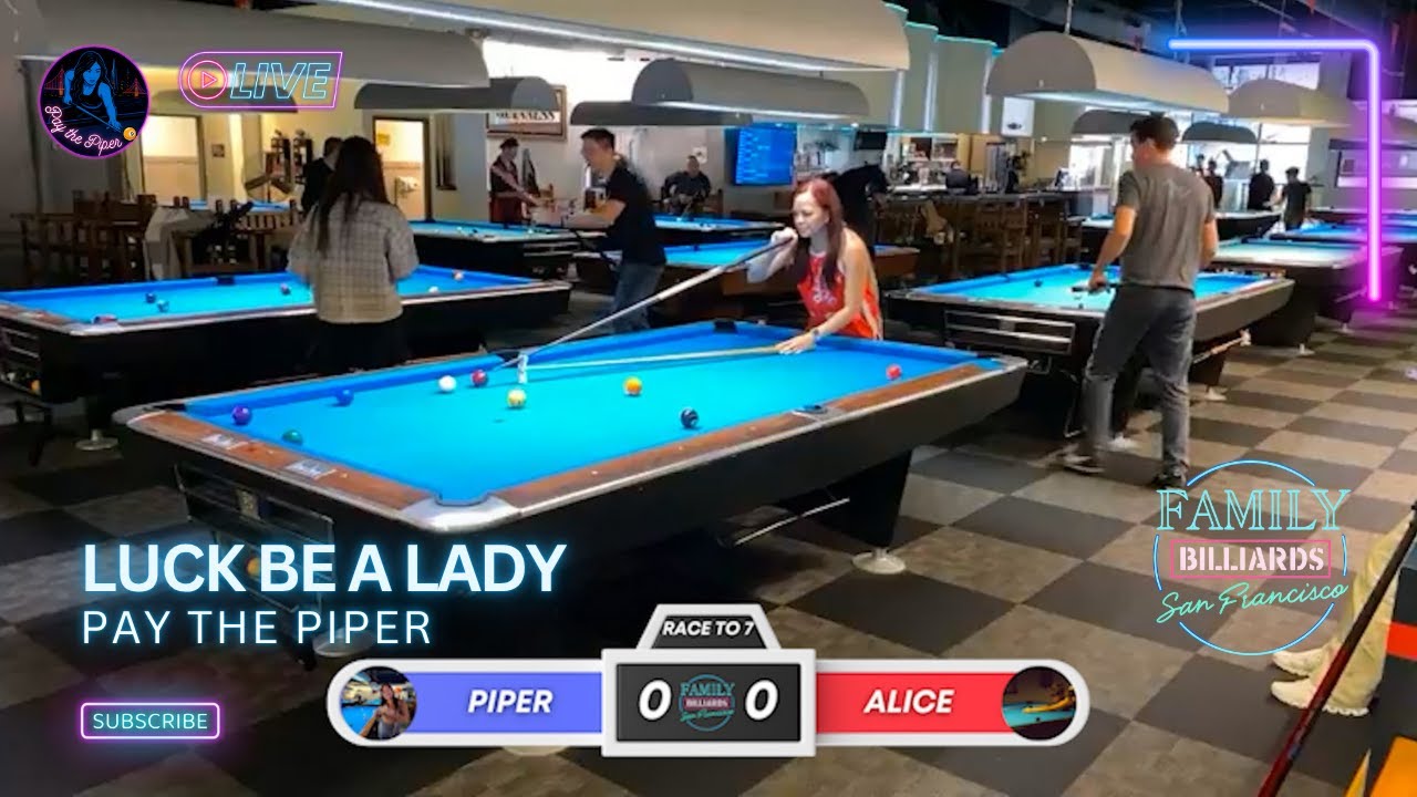 Apr 29, 2023 • 9 Ball - Race to 7 | Luck Be A Lady: Piper vs Alice