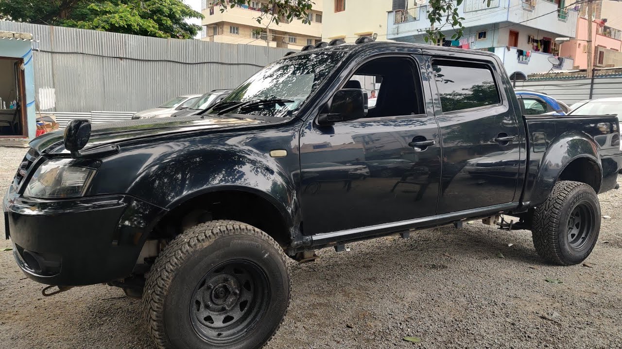 2015 BLACK TATA Xenon 4x2 3-й владелец внедорожные диски 235/75/15 шины AT - ПРОДАНО