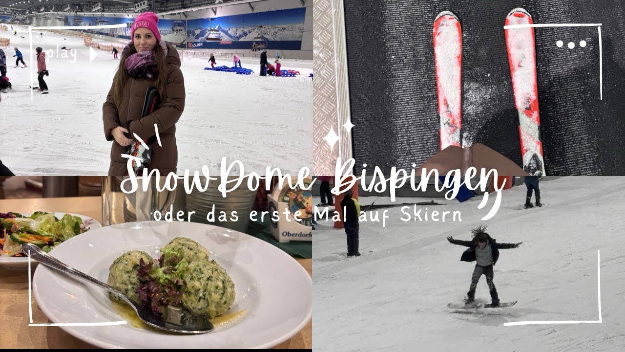 Das erste Mal Skifahren (ever) im Snowdome Bispingen