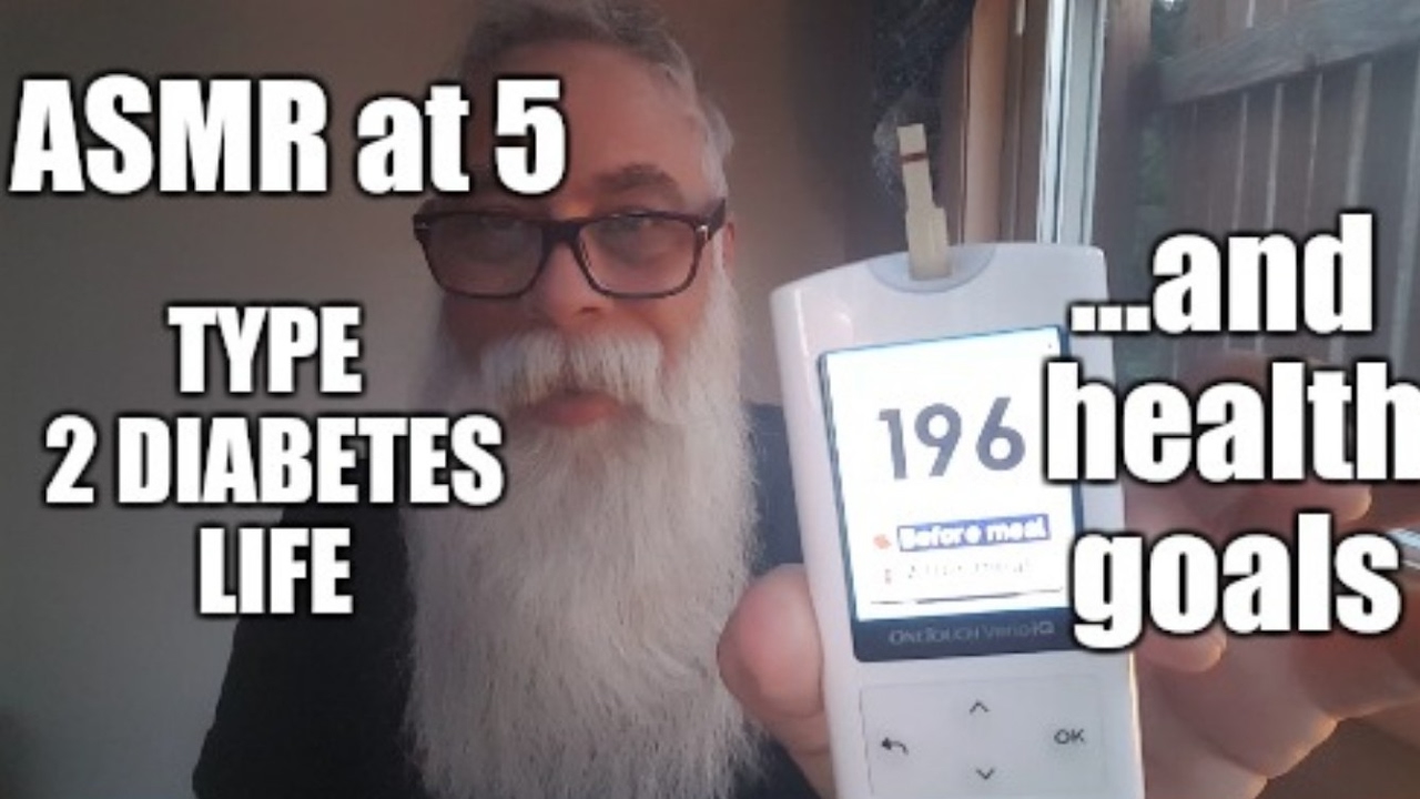 ASMR at 5: Type 2 Diabetes. A week w NO beard care products