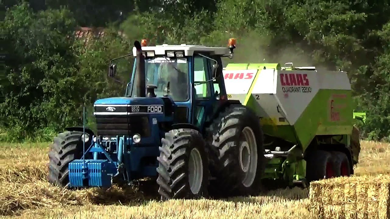 Loonw. Franco - Lissewege - Ford 8830 en Claas Quadrant 2200