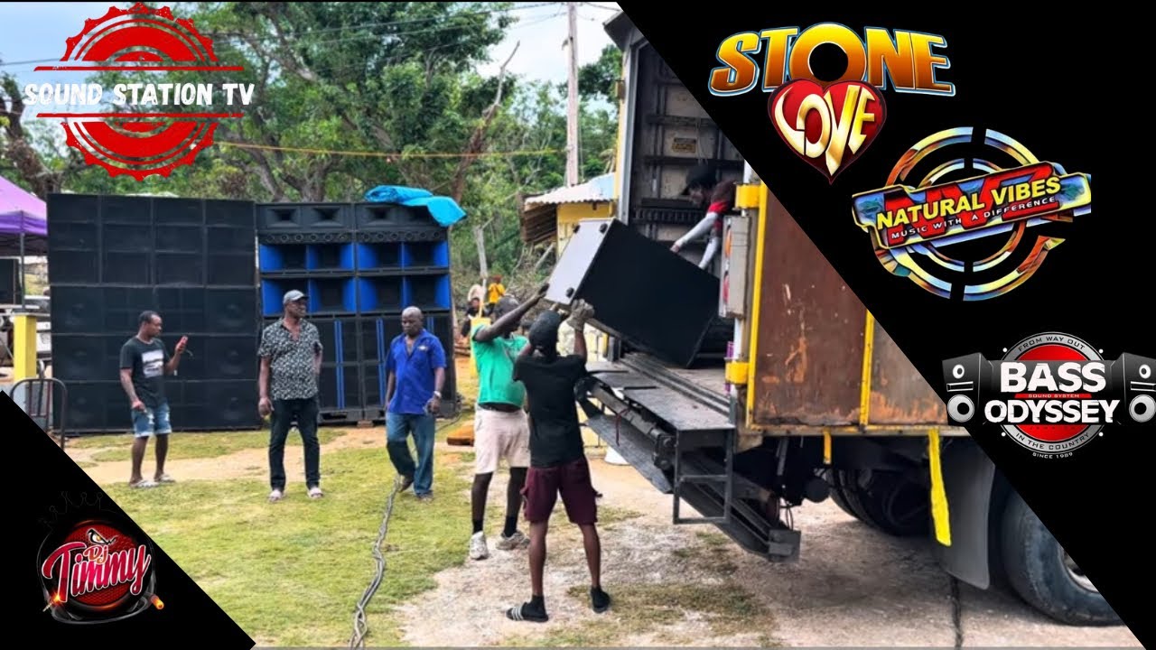 STONE LOVE | BASS ODYSSEY | NATURAL VIBES SOUND SETUP AND Tune UP | RUSSEL ST.BESS