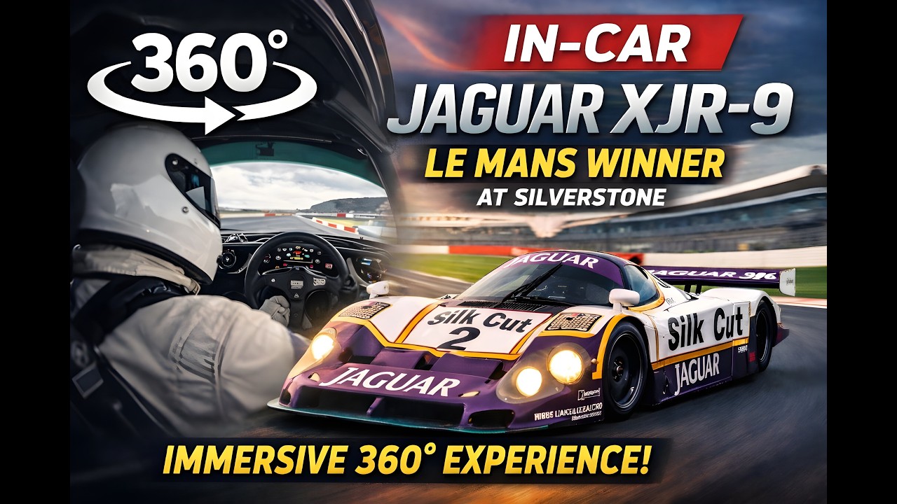 Jaguar XJR-9 Le Mans Winner | 360° In-Car at Silverstone