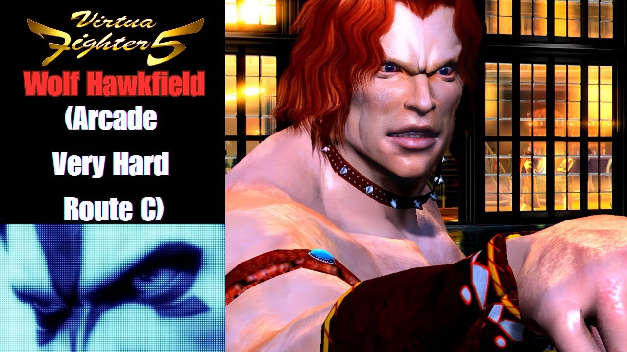 Virtua Fighter 5 - Arcade | Wolf Hawkfield | Very Hard | Route C