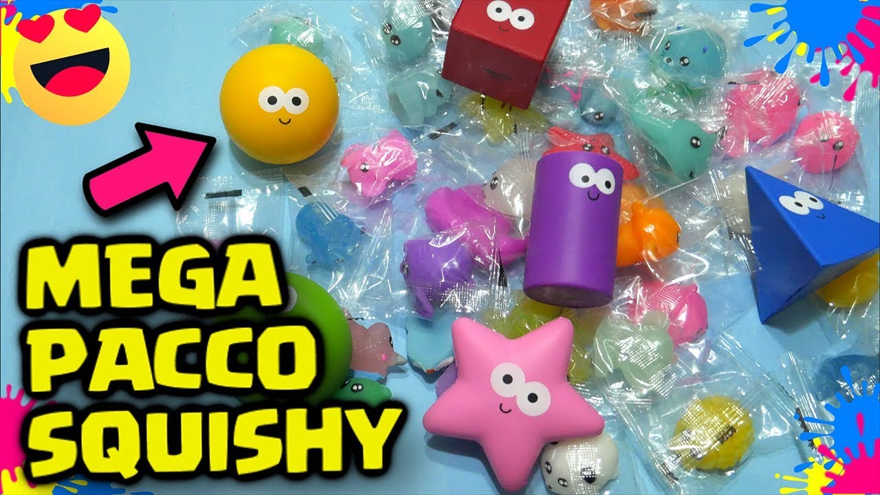 Apro un MEGA PACCO di SQUISHY con 40 Squishy! NUOVI Squishy in EDICOLA della SBABAM! By FrancyDreams
