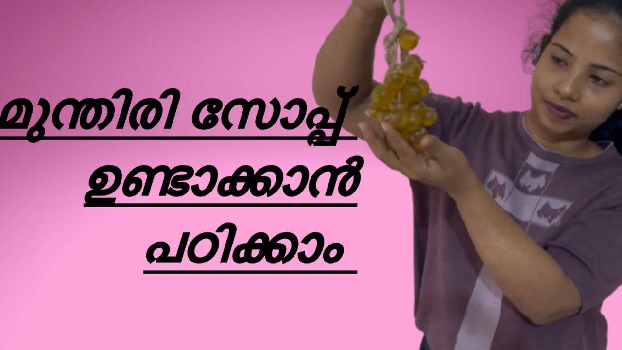 grape soap making video / Malayalam soap making / 